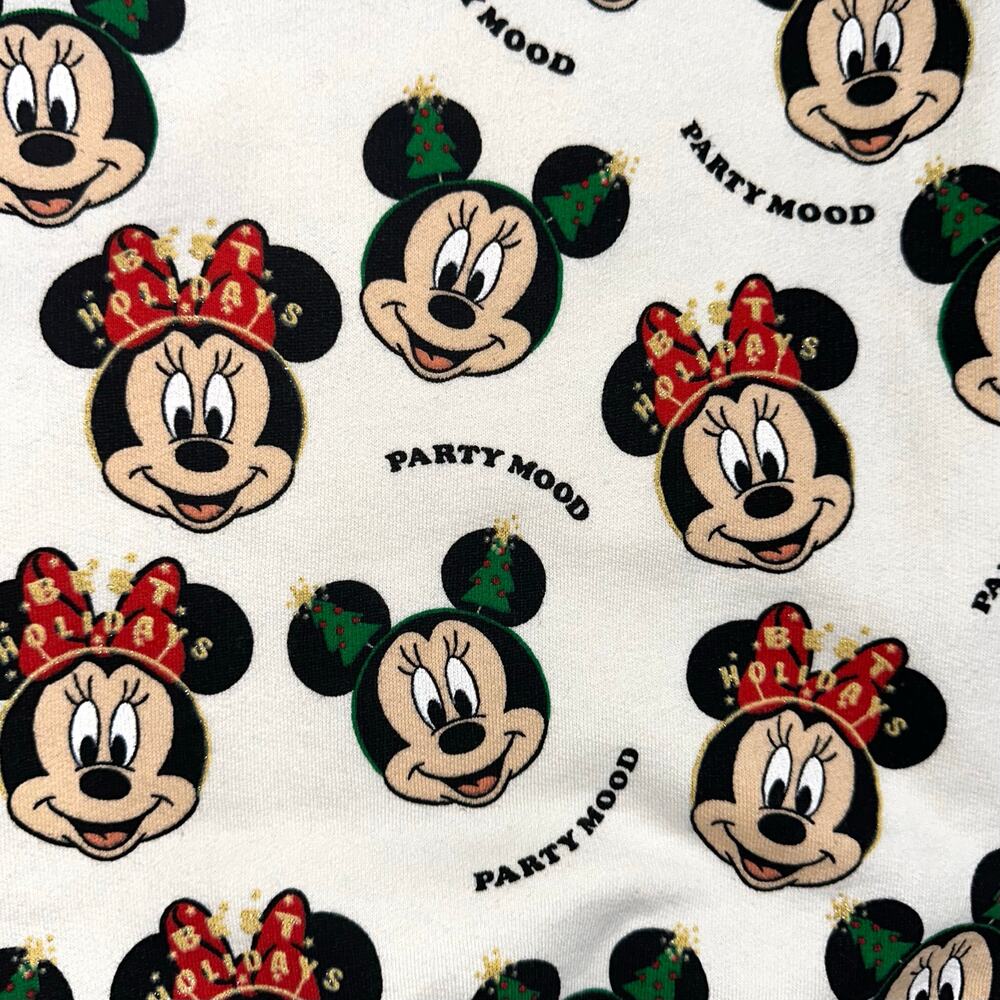 SOLD 💕Zara Disney Minnie Mouse Christmas Holiday Pullover Sweatshirt Sweater - Picture 4 of 11